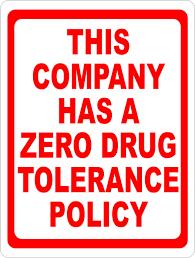 Zero Tolerance Just like with employees that carry a medical marijuana