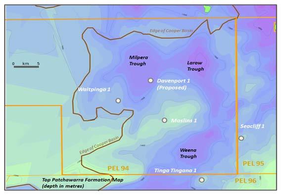 ANNEXURE DAVENPORT 1 WELL LOCATION Davenport 1 will follow immediately from Marsden 1 and will test the Permian coals and