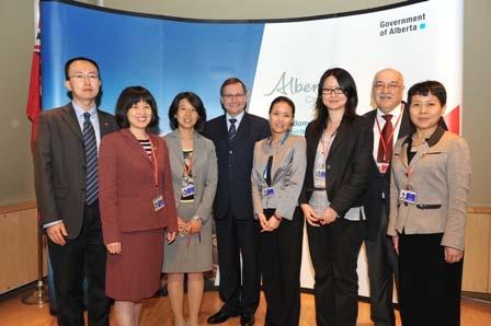 Premier Stelmach with Alberta China