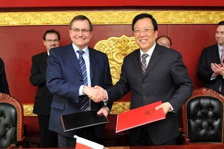 Ping. Premier Stelmach and  Ping.