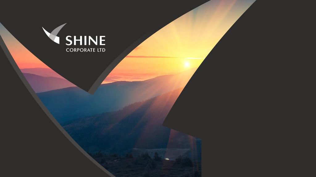 Shine Corporate Ltd 2018 Full Year Results Results Presentation August