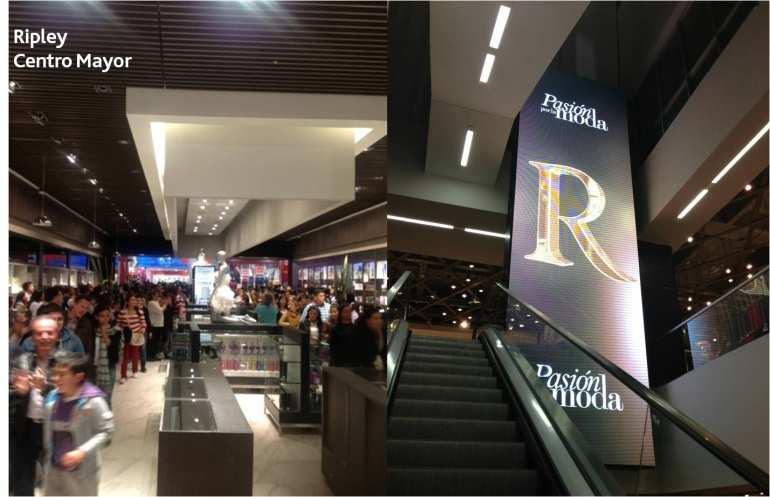 The second store to open was Ripley Calima, in the mall Calima Bogota and at the end of the month, the