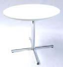 100 table, white, round, diameter = 100 cm