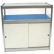 aluminium / plexiglas, 5x tray for A4 60,00 72,00 405 glass cabinet, aluminium, size: 100 x