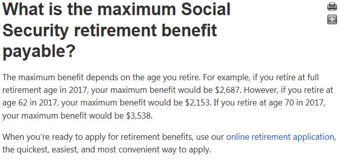 FAQs related to benefit computation -/faq 2018 Maximum Social Security Benefit Paid At