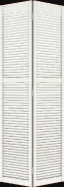 Pine Bifolds PAGE 78 LOUVER/ LOUVER STAIN GRADE LOUVER / RAISED PANEL STAIN GRADE PRE-FINISHED PAINTED WHITE LVR/LVR WENGE STAINED 6 PANEL PINE 1/6 x 6/8 F1453 $ 92.00 H5738 $ 123.35 F1452 $ 110.