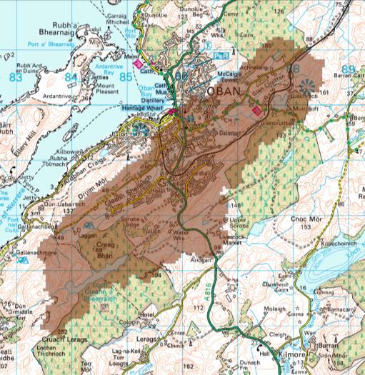 Oban (Potentially Vulnerable Area 01/31) Local authority Main catchment Argyll and Bute Council Knapdale coastal Background This Potentially Vulnerable Area includes Oban and the mainly rural area to