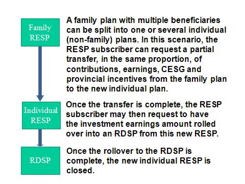 Chapter 3 3: Options for assets remaining in the RESP 4.2. Rollovers from RESP family plans 4.2.1.