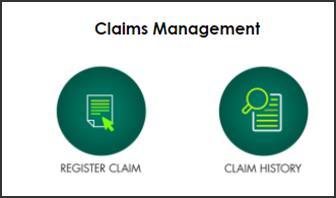 Claims History Search Function To conduct a Claims Enquiry you may click on