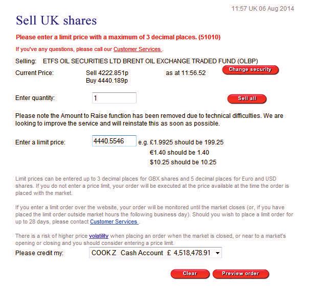 5 Selling shares Before you can sell shares, they need to be held electronically in your HSBC InvestDirect Plus Account.
