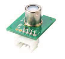 5 Filter Transmission (%) Wavelength (µm) The module range of Excelitas consists of a thermopile sensor mounted on a PCB with a connector.
