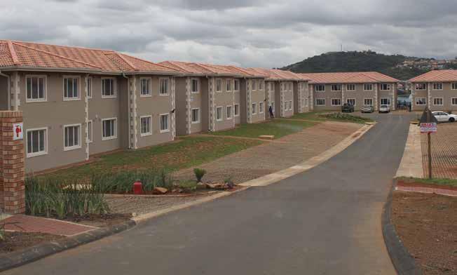 units, for social housing rental. Other funders of this project are the KwaZulu-Natal provincial government and the Social Housing Regulator.
