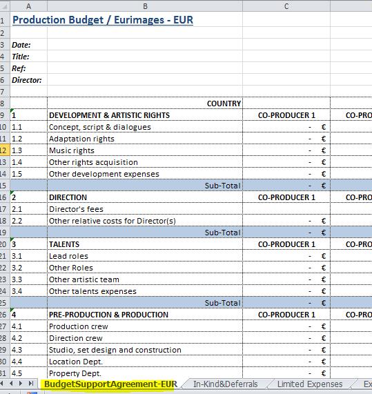 1) the summary budget itself (1 st tab) HOW TO COMPLETE THE SUMMARY