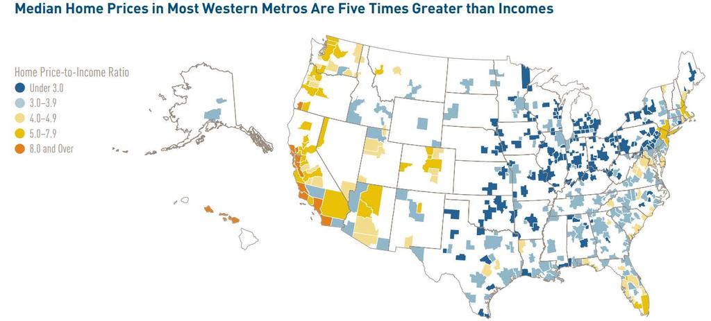 .... however, the upper Midwest is more affordable than the rest of the U.S.