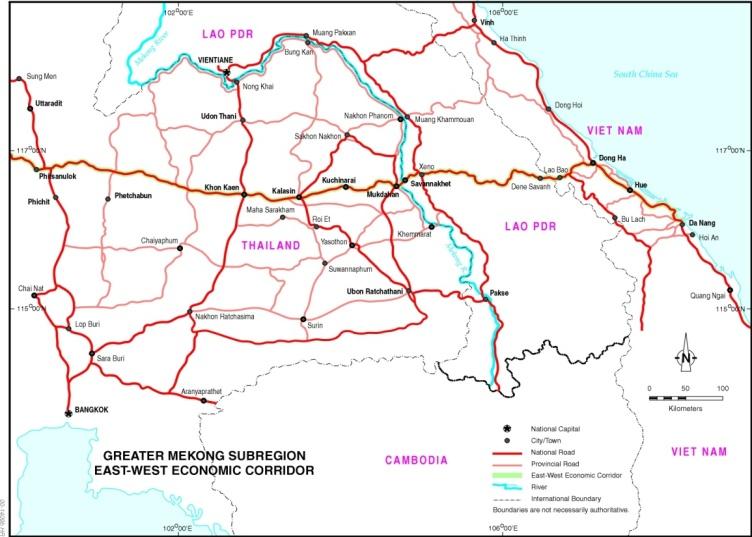 Sample GMS Project: Some Key Outcomes/2 East-West Transport Corridor Project Sign