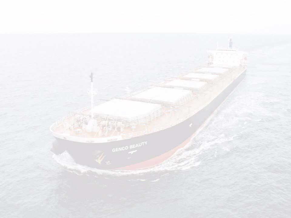 High Quality Operations Extensive relationships with established drybulk charterers Selected Customer Relationships These