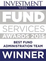 Alternative Investment Awards: Best for Hedge Funds under $30 billion, 2015 & Best AIFMD Fund Platform, 2015 Hedgeweek Global