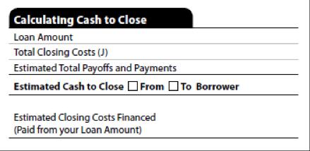 Credits from a developer or home builder to be applied to items in the Loan Costs and Other Costs table.
