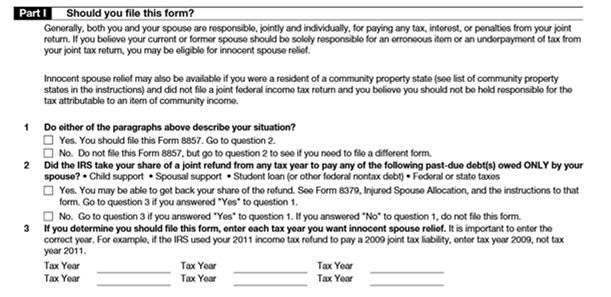Should the Taxpayer File Form 8857?