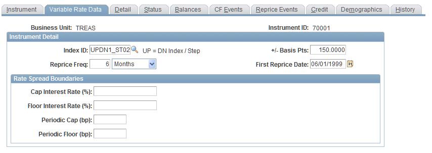 Setting Up Financial Instruments Chapter 10 4. Use the Interest Calculation group box to set up how you want to calculate the interest.