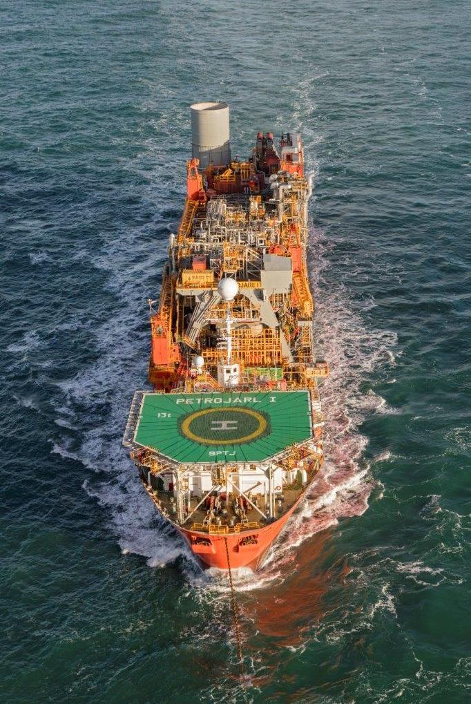 the North Sea Completed the upgrades of the Petrojarl I FPSO Contract extensions on the Ostras and Voyageur Spirit FPSO units Awarded largest towage contract to-date for the Kaombo Norte FPSO 1)