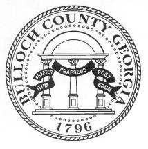 BULLOCH COUNTY BOARD OF COMMISSIONERS 115 NORTH MAIN STREET STATESBORO, GEORGIA 30458 INVITATION TO BID Sealed bids from qualified vendors will be received by the Bulloch County Board of