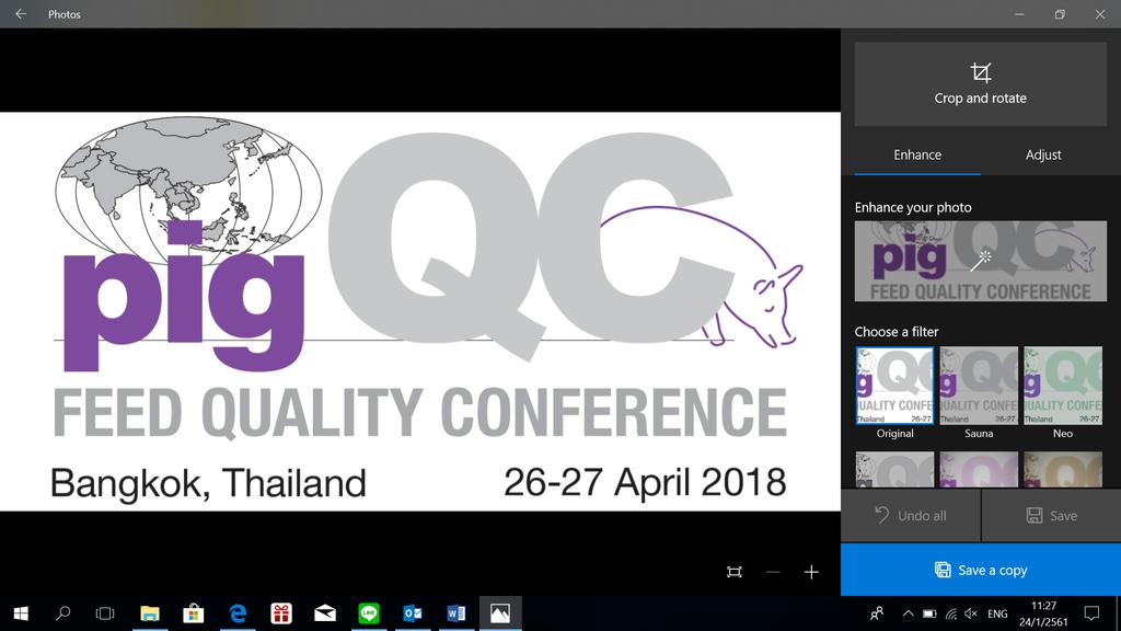 FREQUENTLY ASKED QUESTIONS 1. Conference & delegate information; a. When will Pig Feed Quality Conference be held? Pig Feed Quality Conference will be held on April 26-27 (Thursday and Friday).