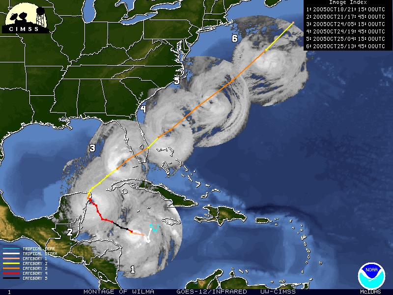 Hurricane Wilma(2005) was primarily a wind event.