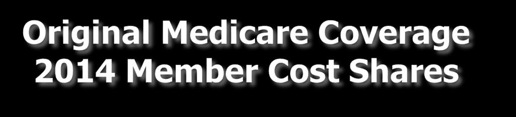 Medicare Part A Inpatient 2014 Part A Deductible: $1,216 days 1-60 $304 per day for days 61-90 $608 per day for days 91-150 (Lifetime Reserve Days) All costs for each day beyond 150 days Skilled