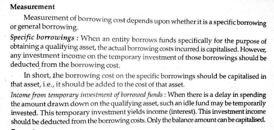 Excess of the carrying amount The amount capitalized during the period should not exceed the amount of borrowing costs incurred during that period.