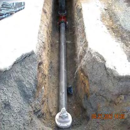3838 WMW Water System Improvements Project Manager: R. Lin Approved ID: Exp (thousands): $ 497 Project : Replace the 4-inch Cast Iron (CI) water main with an 8-inch Ducitile Iron (DI) water main.