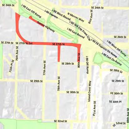 including SE 27th Street and portions of 76th, 78th, and 80th Avenues. Work will consist of grinding and hot mix asphalt overlay of existing roadways. construction is split in 2013 and 2015.