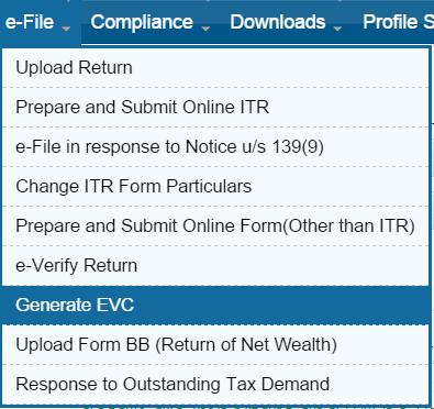 First login to e-filing portal - Either through net banking account; or - Directly using PAN and password