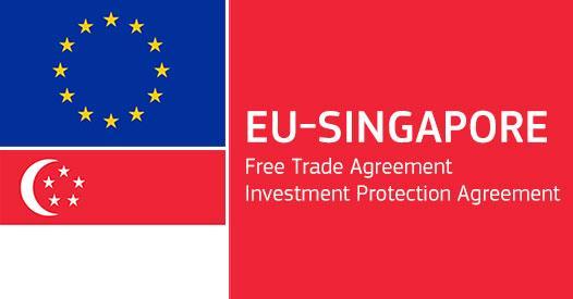Singapore On 18 April 2018, the Commission presented to the Council the EU- Singapore Trade Agreement and the EU-Singapore Investment Protection Agreement (IPA).