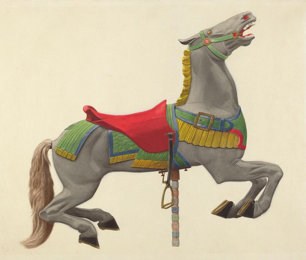 John W. Kelleher American, active c. 1935 Carousel Horse, c.