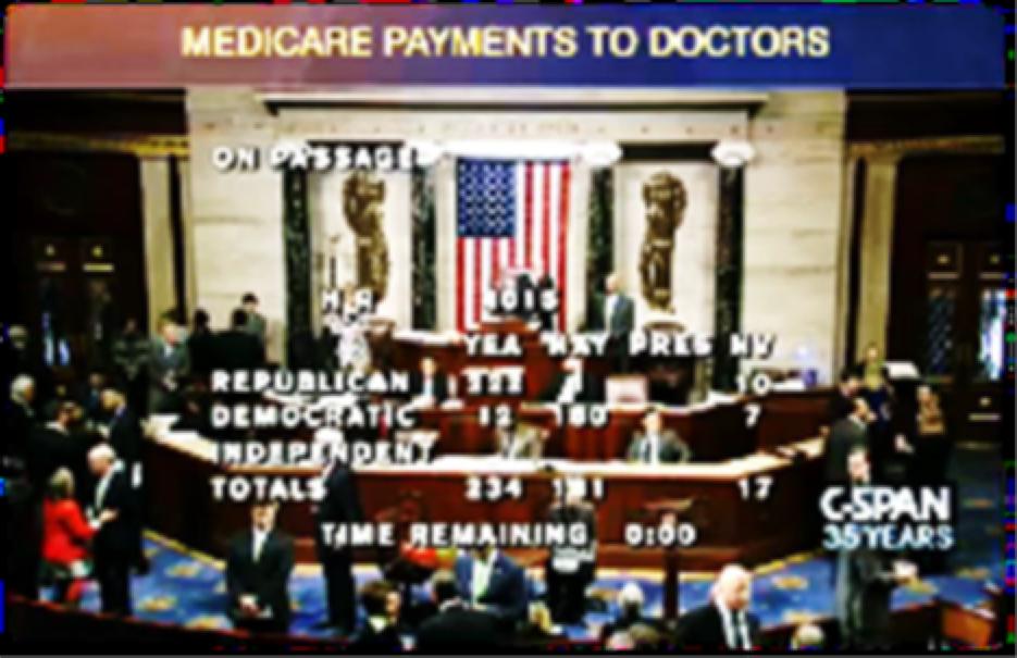MACRA is not ACA Medicare Access and CHIP Reauthorization Act of 2015 2015 House 392-37,