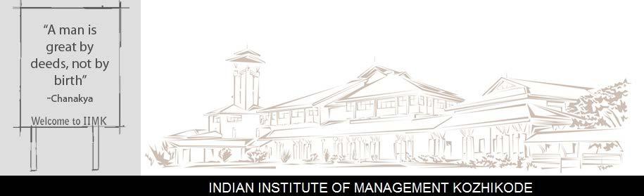 Kozhikode, IIMK Campus P.O, Kerala 673570, India, Email: kavithap08fpm@iimk.ac.