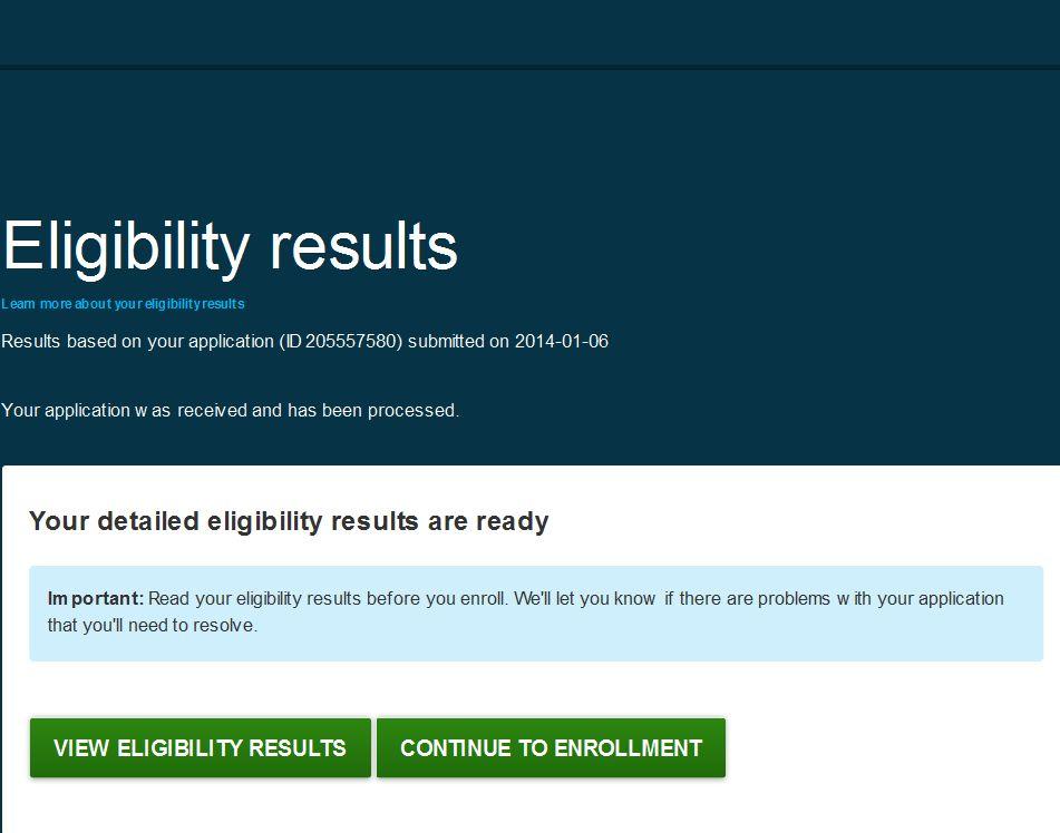 You will see this screen if your application has been successfully submitted and