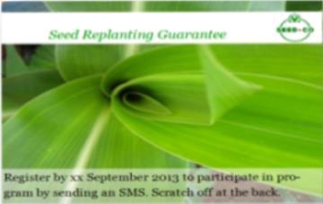 (2010) Seed replanting guarantee insurance ACRE Kenya (2014) The disruptive
