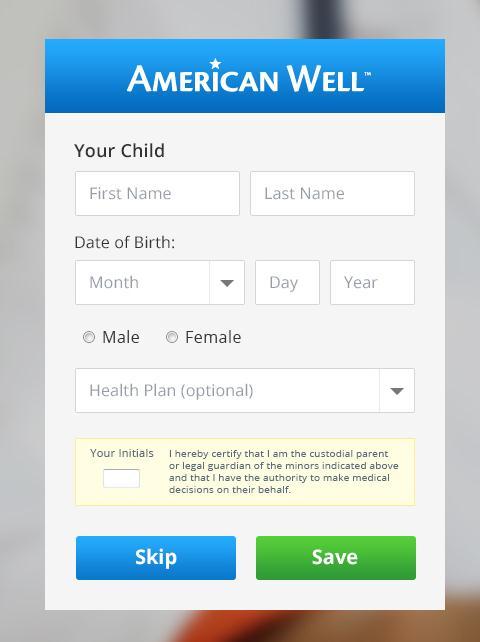 Check the box if you have children Enter your child s name, date of