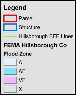 Summary Flood Zone This property is located in the low-risk flood zone designated as Zone X BFE (ft) There is no Base