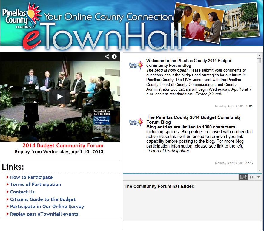 OVERVIEW OF THE FY2014 BUDGET PROCESS Community Forum April 10, 2013 @ St.