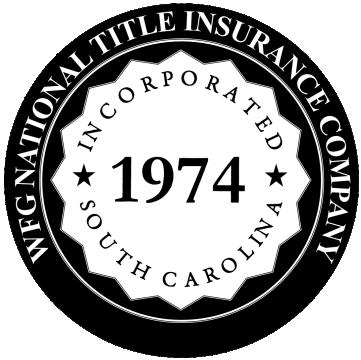 COMMITMENT FOR TITLE INSURANCE Issued by WFG National Title Insurance Company WFG National Title Insurance Company, a South Carolina corporation ( Company ), for a valuable consideration, commits to