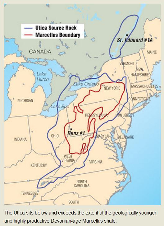 The older, deeper, and more liquid rich brother of the Marcellus.