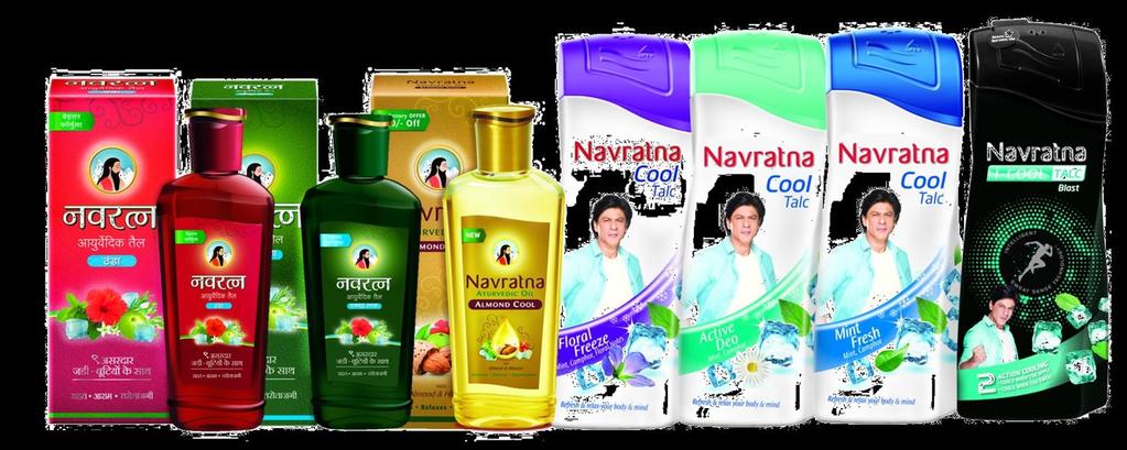 Navratna Range Navratna range grew by 16% during the quarter led by a double digit volume growth in both Cool Oils and Cool Talc.
