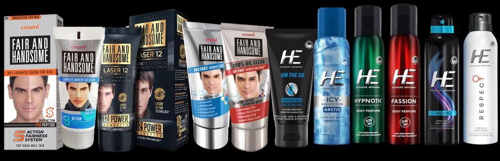 Male Grooming Range Male Grooming Range grew by 12% during the quarter led by a healthy double digit growth in Fair and Handsome cream and Facewash.