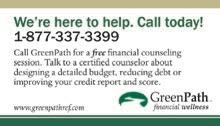They really are there to help you. Credit Card We partner with GreenPath. They re a reputable, non-profit agency that may be able to help you reduce the interest and fees you re paying.
