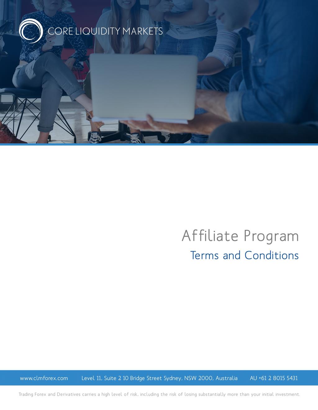 1 Affiliate Program Terms and