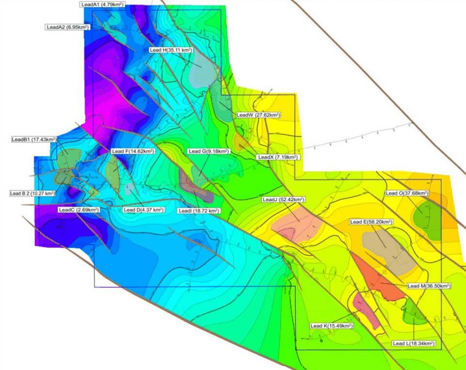 Seismic Confirmed Upside Identified multiple new large conventional targets, significantly, many at relatively shallow depths NSAI certified resources estimates of up to 910MMBBL oil and 3.