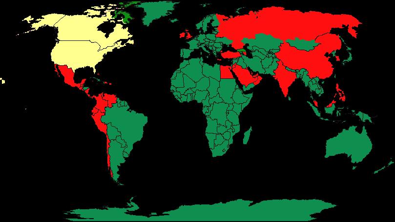 International Units Map Total Units = 1,425 Europe Azerbaijan 4 Belarus 3 Cyprus 8 Ireland 63 Russia 67 Turkey 19 UK 297 Latin America & Caribbean Caymans 2 Chile 37 Colombia 24 Costa Rica 21